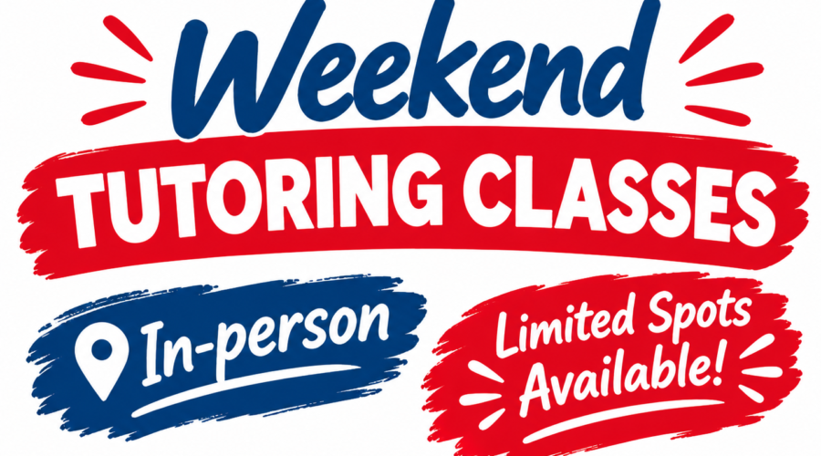 Weekend Tutoring Classes Graphic